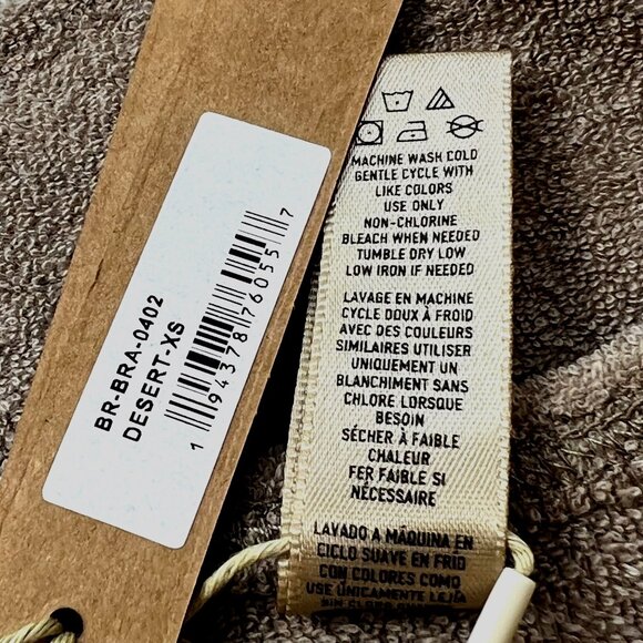 SKIMS Terry Toweling Scoop Bralette  Desert XS - Picture 8 of 9